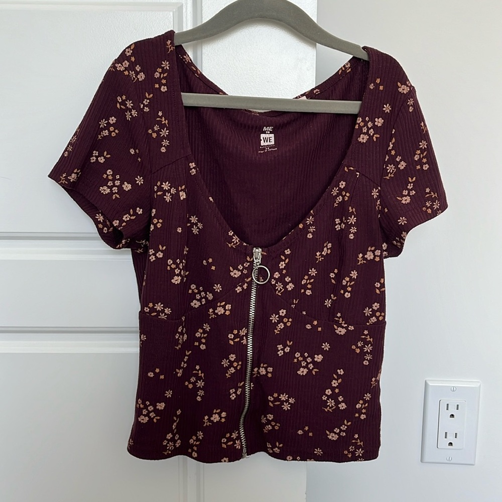 Zip Up Tee